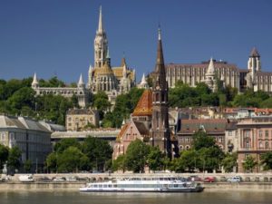 Photo by Jon Hicks/CORBIS. A picture from the Danube River shows some of the castles in Budapest.  